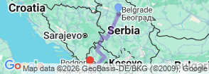 Tour route map