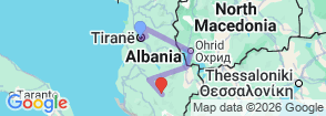 Tour route map