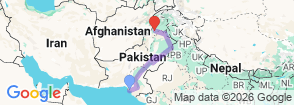 Tour route map