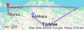 Tour route map
