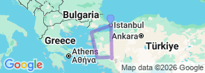 Tour route map