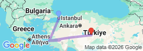 Tour route map