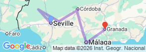 Tour route map