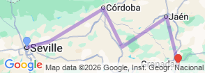 Tour route map
