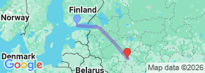 Tour route map