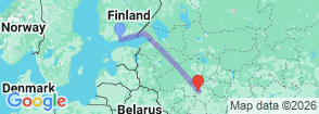 Tour route map