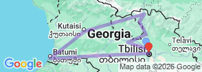 Tour route map