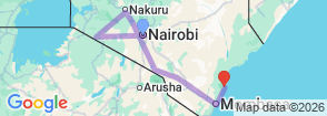 Tour route map