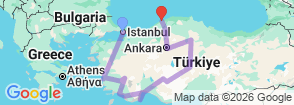 Tour route map