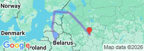 Tour route map