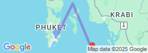 Tour route map
