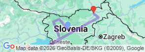 Tour route map