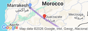 Tour route map