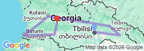 Tour route map