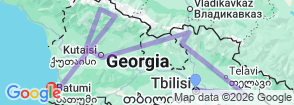 Tour route map