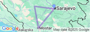 Tour route map