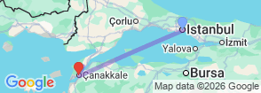 Tour route map