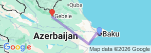 Tour route map
