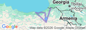 Tour route map