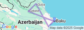 Tour route map