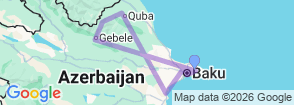 Tour route map