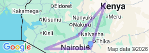 Tour route map