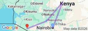 Tour route map