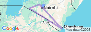 Tour route map