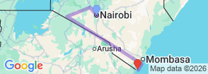 Tour route map