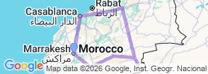 Tour route map