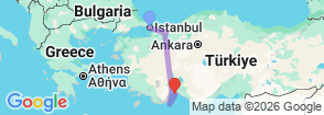 Tour route map