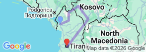 Tour route map