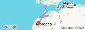 Tour route map