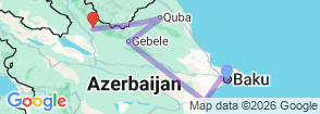 Tour route map