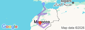 Tour route map