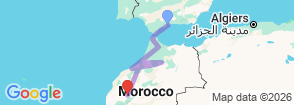 Tour route map