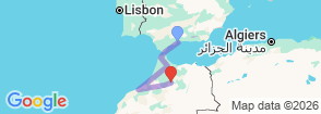 Tour route map