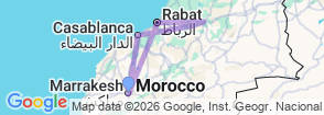 Tour route map