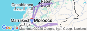 Tour route map