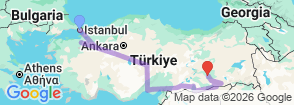 Tour route map
