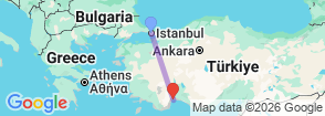 Tour route map