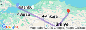 Tour route map