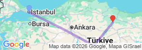 Tour route map