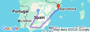 Tour route map
