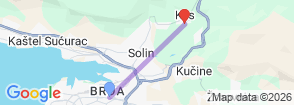 Tour route map
