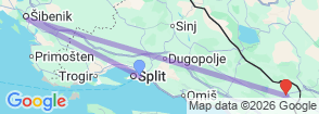 Tour route map