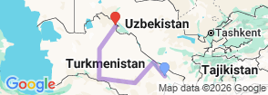 Tour route map