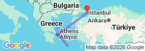 Tour route map