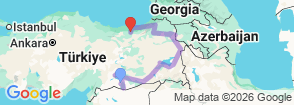 Tour route map