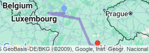 Tour route map